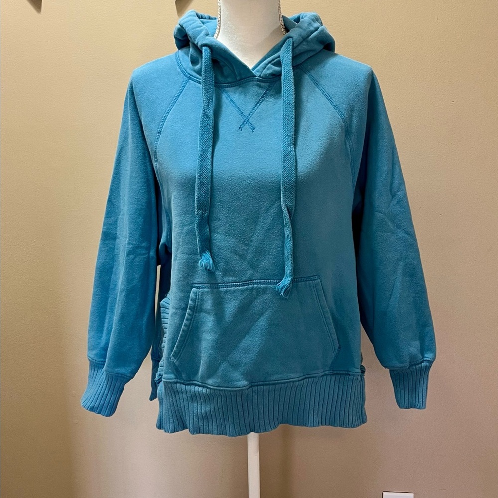 American Eagle Oversized Baby Blue Hoodie Size XS - Picture 2 of 8